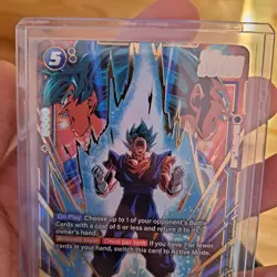 Vegito SCR FB02-139 Secret Rare Alternate Art Dragon Ball Fusion World Card Eng - Image 2