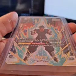 Vegito SCR FB02-139 Secret Rare Alternate Art Dragon Ball Fusion World Card Eng - Image 5