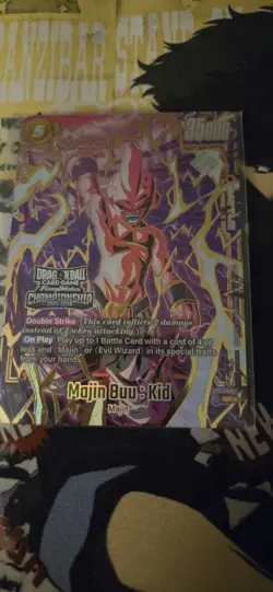 Majin Buu : Kid FB04-094 SR Dragon Ball Super Card Game Top Cut Alternate Art - Image 2