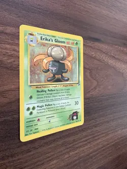 Erika's Gloom Vintage Pokemon Gym Heroes TCG Card 45/132 LP - Image 3