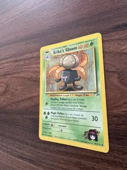 Erika's Gloom Vintage Pokemon Gym Heroes TCG Card 45/132 LP - Image 4