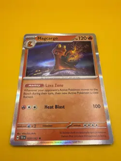 Magcargo 029/162 Holo Rare Temporal Forces Pokemon Card NM - Image 2