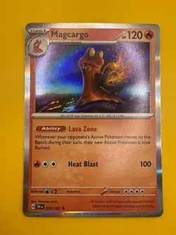 Magcargo 029/162 Holo Rare Temporal Forces Pokemon Card NM - Image 3