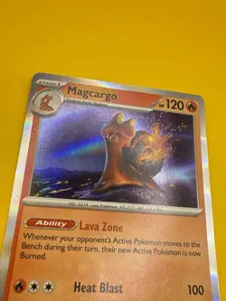 Magcargo 029/162 Holo Rare Temporal Forces Pokemon Card NM - Image 4