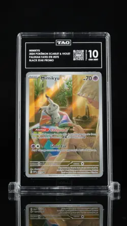 TAG 10 - 2024 Pokemon SV Paldean Fates Mimikyu #075 ETB PROMO - Image 1