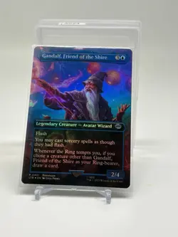 MTG Gandalf, Friend of the Shire *BORDERLESS FOIL* The Lord of the Rings 401 - Image 1