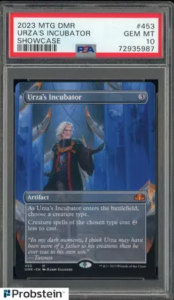 2023 MTG DMR Showcase #453 Urza's Incubator PSA 10 GEM MINT - Image 1
