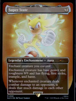 2025 Magic MTG SLD Secret Lair Sonic Borderless Super State #2081 - Image 1