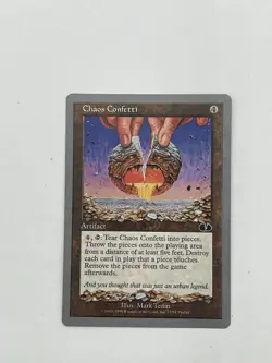 Magic The Gathering MTG Unglued Artifact Chaos Confetti - Image 1