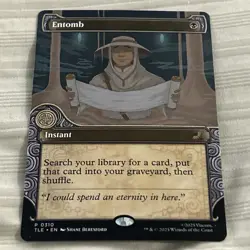 MTG Entomb (Showcase) Normal NM Avatar: The Last Airbender: Magic 310 - Image 2
