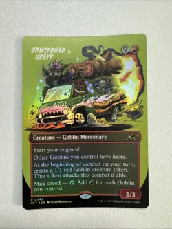 Howlsquad Heavy Borderless (NM Foil) DFT-0342 Rare MTG - Image 1