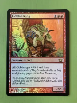 MTG - Goblin King [FOIL] - 8th Edition - NM - Image 1