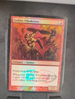 Goblin Piledriver FOIL Judge Promo MP x1 MTG Magic: the Gathering - Image 1