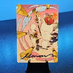 Summon: Good King Mog XII 41 Gold Stamped Signature MTG Final Fantasy Art Series - Image 1