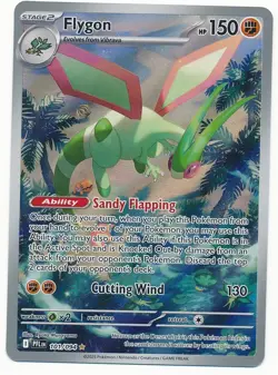 2025 POKEMON PHANTASMAL FLAMES FLYGON HOLO ILLUSTRATION RARE #101/094 MINT - Image 1