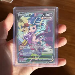 Pokemon Mew v Holo Alternative Art Ultra Rare TCG Fusion Strike Card 251/264 - Image 1