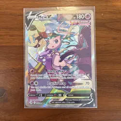 Pokemon Mew v Holo Alternative Art Ultra Rare TCG Fusion Strike Card 251/264 - Image 3