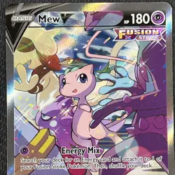 Mew V 251/264 Alternate Full Art Pokemon Card English Fusion Strike TCG CCG - Image 4