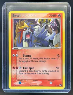 2005 Pokemon POP Series 2 Entei Holo #1/17 - Image 1