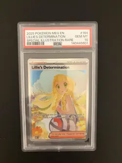 PSA 10 Lillie's Determination 184/132 Pokemon Mega Evolution SIR Alt Art Trainer - Image 1