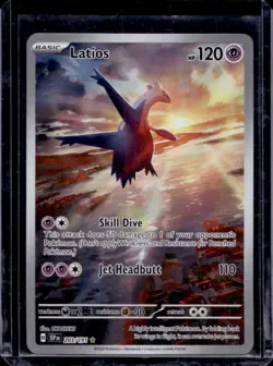 2024 Pokemon SV Surging Sparks SSP EN Latios #203/191 - Image 1