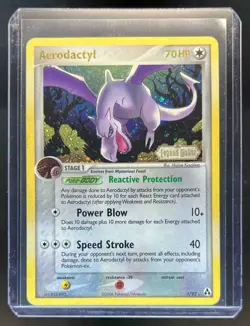 2006 Pokemon EX Legend Maker Aerodactyl Reverse Holo #1/92 - Image 1
