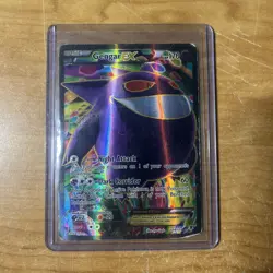 DAMAGED Gengar EX 114/119 XY Phantom Forces Full Art Ultra Rare Foil Pokemon TCG - Image 1