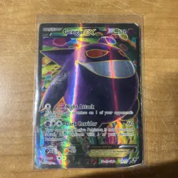 DAMAGED Gengar EX 114/119 XY Phantom Forces Full Art Ultra Rare Foil Pokemon TCG - Image 3