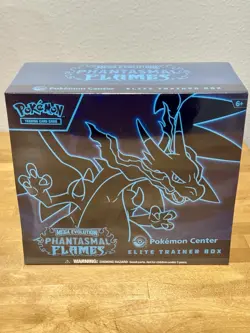 Pokemon TCG Phantasmal Flames Pokemon Center ETB Elite Trainer Box New Sealed - Image 1