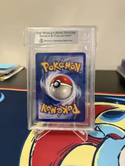 1999 Pokemon Base Set Unlimited #13 Poliwrath BGS 8 Near Mint - Image 2