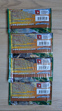 2016 POKEMON XY ROARING SKIES Booster Packs Complete Pack Art Set - Image 2