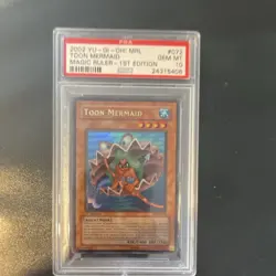 Konami Yu-Gi-Oh! Toon Mermaid MRL-072 Magic Ruler 1st Edition Ultra Rare PSA 10 - Image 1