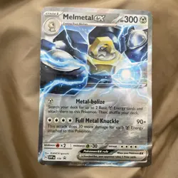 Pokemon TCG Melmetal EX SVP104 Scarlet Violet Black Star Promo Card - Image 1