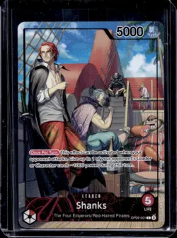 2024 One Piece Emperors in the New World Shanks VAR #OP09-004b - Image 1