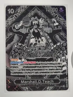 One Piece TCG Marshall D. Teach SP (SILVER) Legacy Of The Master OP09-093 ENG - Image 1