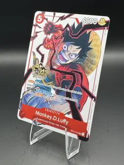 Monkey D. Luffy RARE 3RD ANNIVERSARY PROMO ALT ART ST01-012 ONE PIECE TCG NM - Image 2
