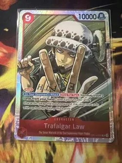 One Piece TCG English OP14-009 Trafalgar Law SR Foil - Image 1