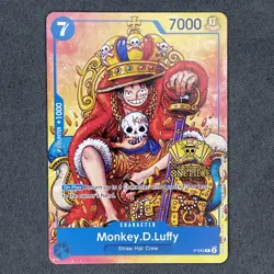 One Piece TCG - Monkey.D.Luffy P-043 (2nd Anniversary Stamped Promo) - English - Image 2