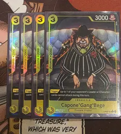 One Piece TCG Capone “Gang” Bege OP04-100 PRB-01 Alt Art The Best English Mint - Image 1