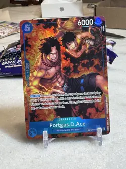 One Piece OP08-052 Portgas.D. Ace Treasure Rare TR OP10 Alt Art *READ* - Image 1