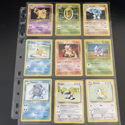 ⭐Complete Pokemon Base Set Common Uncommon Cards 1999⭐Pokemon Base Set starter - Image 3