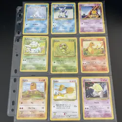 ⭐Complete Pokemon Base Set Common Uncommon Cards 1999⭐Pokemon Base Set starter - Image 5