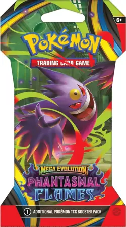 POKEMON MEGA EVOLUTION: PHANTASMAL FLAMES SLEEVED BOOSTER 144-PACK CASE - Image 4