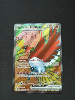 Pokemon Ethan’s Ho-Oh Ex 209/182 Secret Rare Scarlet Violet Destined Rivals NM - Image 1
