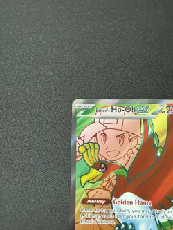 Pokemon Ethan’s Ho-Oh Ex 209/182 Secret Rare Scarlet Violet Destined Rivals NM - Image 2