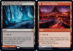 1x Blightstep Pathway Light Play MTG Magic - Kid Icarus - - Image 1