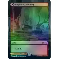 FOIL BLIGHTSTEP PATHWAY (BORDERLESS) Secret Lair Magic MTG MINT CARD - Image 1