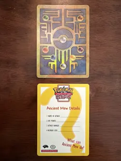 Ancient Mew Holo Holographic Pokemon TCG Movie Promo Card 1999-2000 Wizards Rare - Image 5