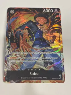Sabo - (Alternate Art) SR Premium Booster -The Best- Vol. 2 PRB02-014 - Image 1