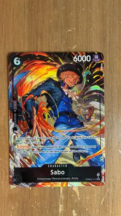 Sabo - PRB02-014 (Alternate Art) Premium Booster -The Best- Vol. 2 Parallel⚓📈 - Image 1